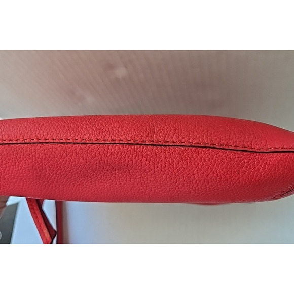 Kate Spade Grant Park Starla Crossbody Bag Coral Pebbled Leather Adjustable - Picture 5 of 11